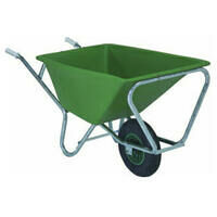 Kruiwagen Fort 160L Groen HDPE bak